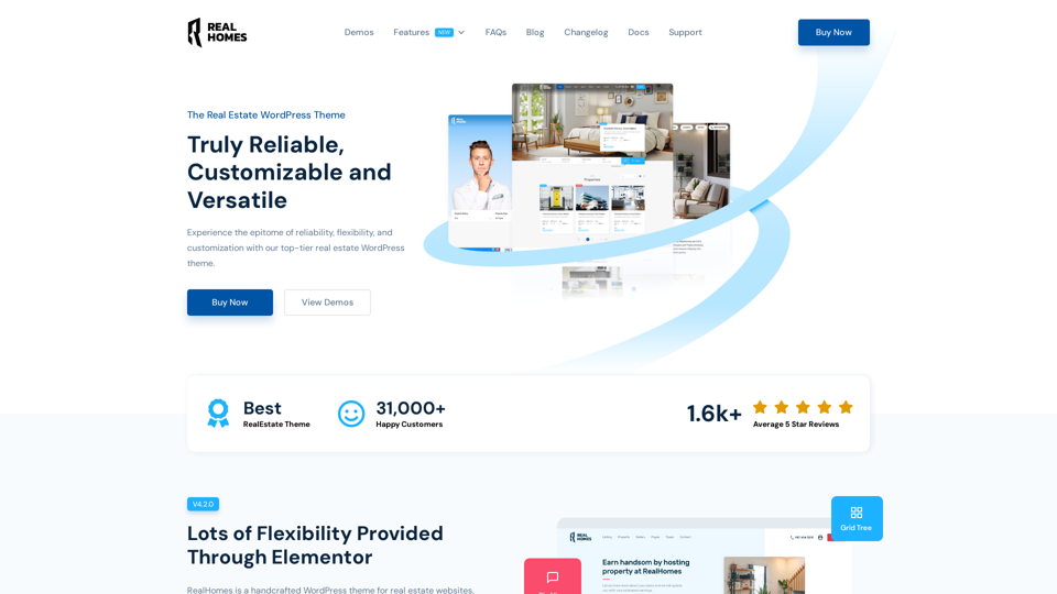 Home - RealHomes - Real Estate WordPress Theme