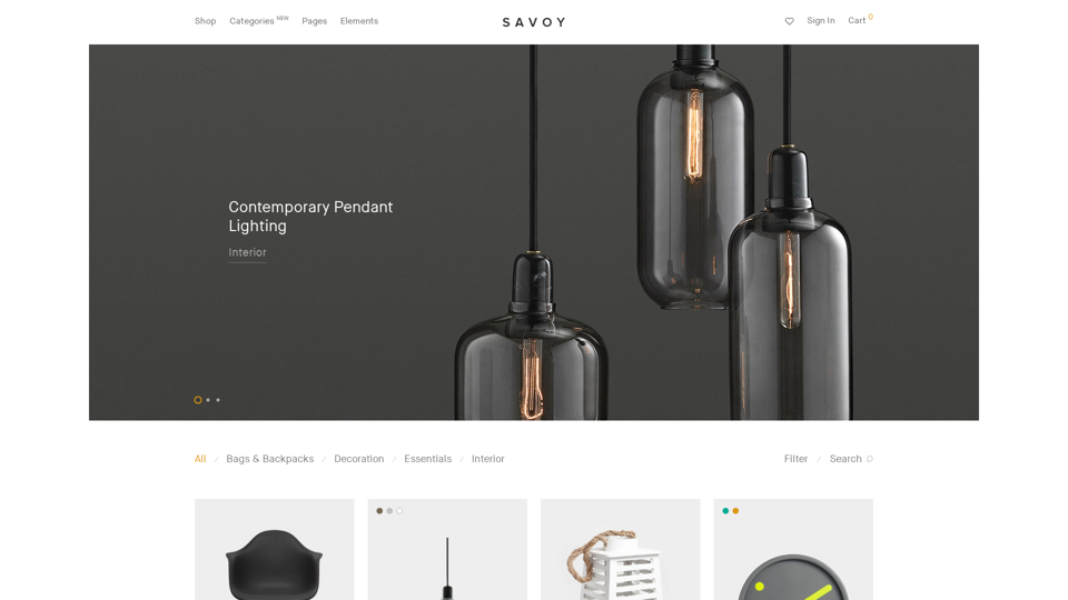 Savoy – Premium Shop Theme for WooCommerce